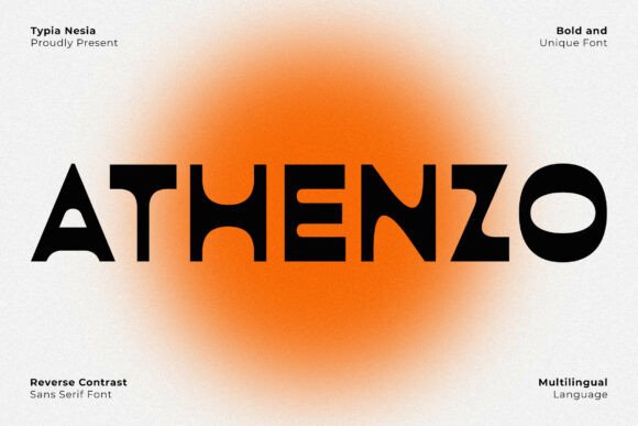 Altenzo: A Modern Display Font for Bold, Future-Forward Design