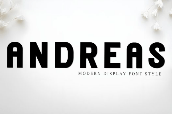 Andreas: A Festive Typeface That Captures Holiday Cheer