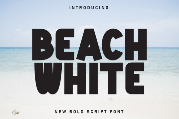 Beach White: A Fresh and Friendly Font for Modern Design Projects