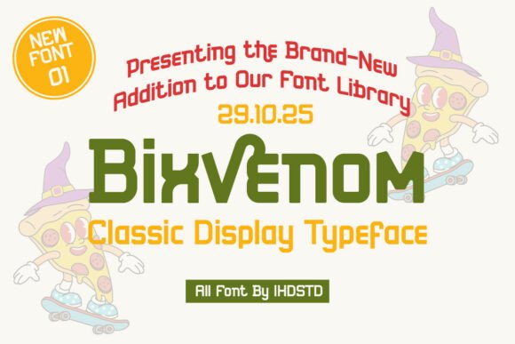 Bixvenom: A Timeless Typeface for Modern Design