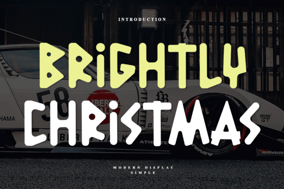 Brightly Christmas: A Playful Typeface for Festive Impact