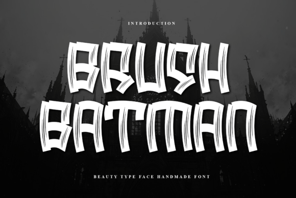 Brush Batman: A Playful Display Font for Modern Design Projects