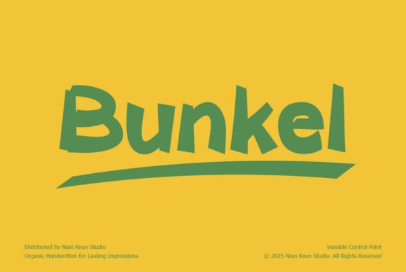 Bunkel: The Playful Typeface That Brings Personality to Your Design