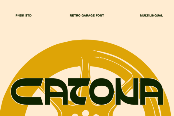 Catona: The Retro Garage Font That Powers Authentic Automotive Design