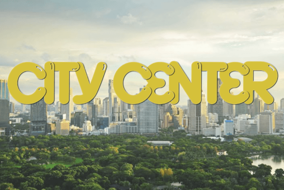 City Center: A Festive Typeface for Holiday Magic