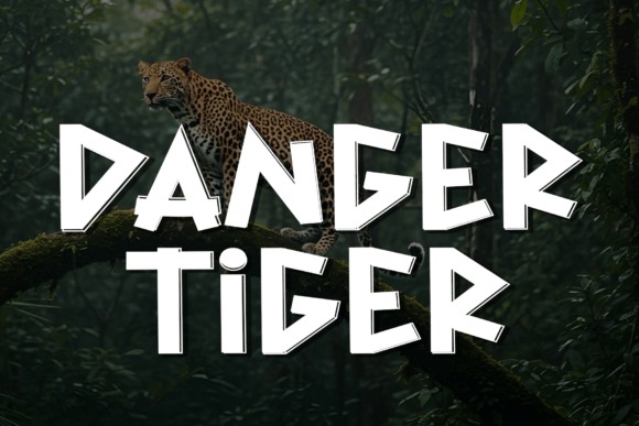 Danger Tiger: A Bold Typeface for High-Impact Design