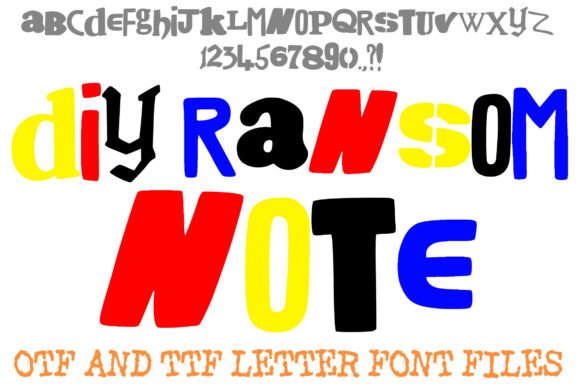 DIY Ransom Note Font: Add Edge to Your Designs