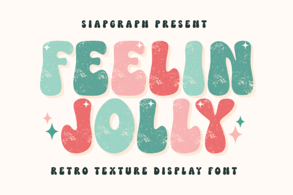 Feelin Jolly: The Retro-Inspired Font That Brings Holiday Cheer to Every Design