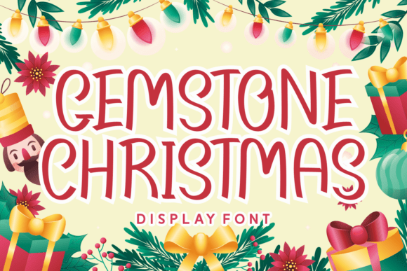 Gemstone Christmas: Elevating Holiday Typography