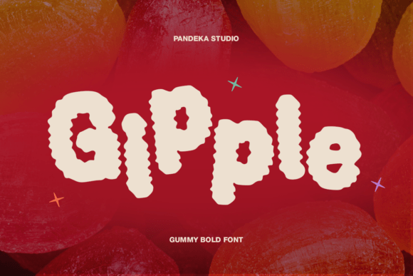 Gipple: A Chewy, Playful Gummy Font for Creative Designs
