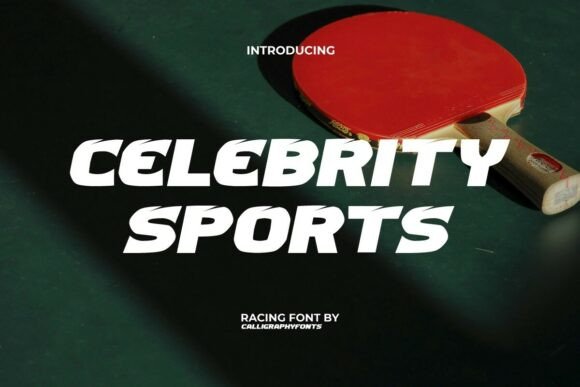 Introducing Celebrity Sports: The Bold Typeface Redefining Visual Impact in Design