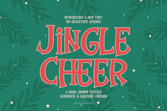 Jingle Cheer: A Festive Font for Magical Holiday Designs