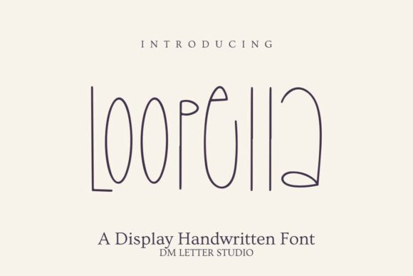 Loopela: A Playful Font for Impactful Designs