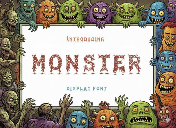 Monster Bold: A Striking Display Font for Impactful Design Projects
