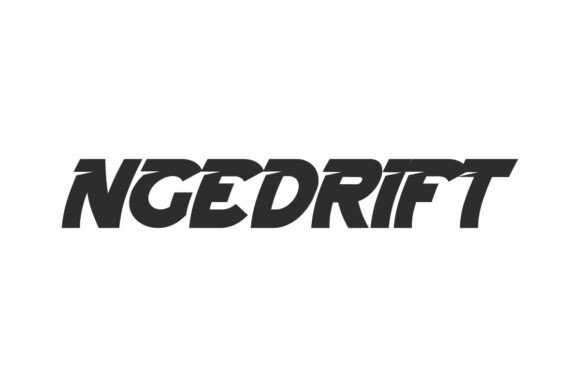 Ngedrift: The High-Speed Typeface for Bold Design