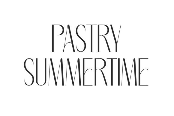 Pastry Summertime: A Sophisticated Font for Creative Projects