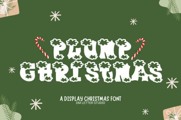 Plump Christmas: The Ultimate Holiday Display Font for Festive Designs
