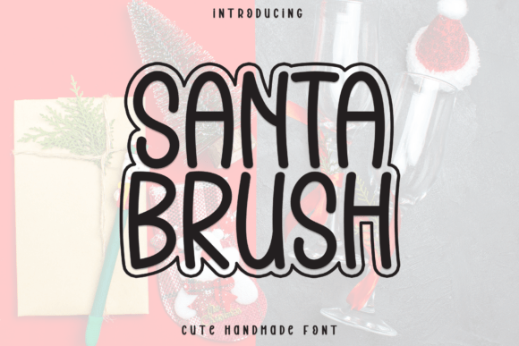Santa Brush: A Playful Font for Creative Projects