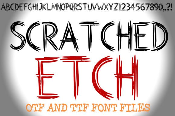 Scratched Etch: The Typeface That Channels Raw, Organic Energy Into Design