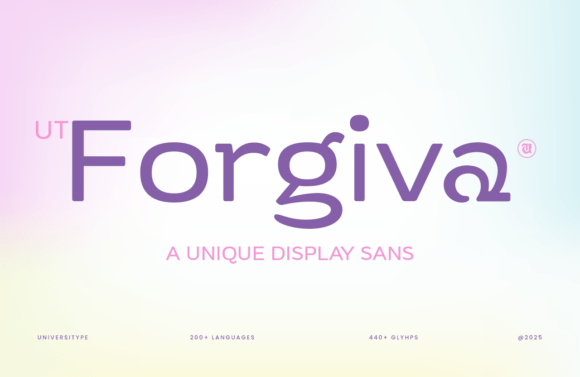 Ut Forgiva: A Font That Balances Warmth and Modernity